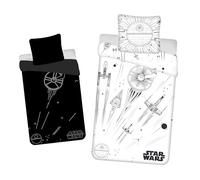 Star Wars Death Star Funda Nórdica Cama 90 140x200 + Funda Almohada Brilla