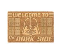 Star Wars - Felpudo Welcome to The Darkside Diseño En Relieve (40 cm x 60 cm x 1,5 cm) (Natural)