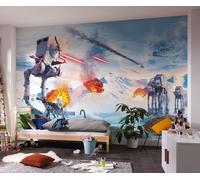 Star Wars Hoth Giant Mural Wallpaper Vlies 400x250cm Azul Sin Tendido