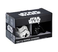 Star Wars - Juego de salero y pimentero con licencia oficial de Disney Stormtrooper y Darth Vader para decoración de cocina y hogar, regalo de inauguración de la casa para fanáticos de las películas,