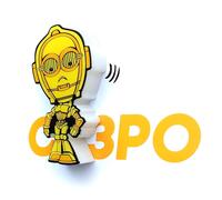 Star wars - lámpara decorativa pared 3d mini c3po - sinopsis y precio