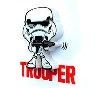 Star wars - lámpara decorativa pared 3d mini stormtrooper - sinopsis
