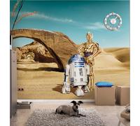 Star Wars Mural Fotográfico 368x254cm Droids Para Habitaciones Infantiles
