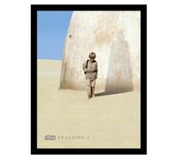 Star Wars Póster enmarcado del episodio I de Anakin Skywalker, multicolor, 40cm x 30cm