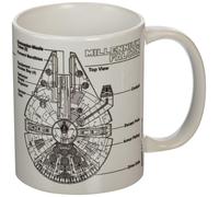 Star Wars Pyramid International "(Millennium Falcon Sketch) "Official Boxed Cera