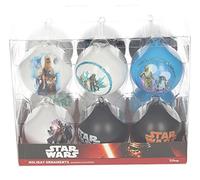 Star Wars Sdtsdt89743 - Set Bolas de Navidad, Color Blanco