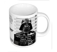 Star Wars Taza Darth Vader Imperial County P.D. Death Star - Blanco, impreso, de cerámica.
