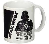 Star Wars Taza "The Force Is Strong With This One" – Sin clasificar, blanco-negro, cerámica