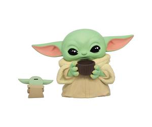 Star Wars The Mandalorian Child W/ Cup Figural PVC Bank Hucha Monogram