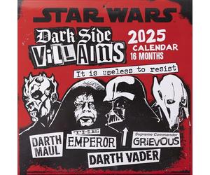 Star wars (villains) 2025 calendario 30 x 30 cm pyramid