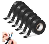 Staranry 6 Rollos Cinta Aislante Negra 15 mm x 20 m Cinta Aislante Termica