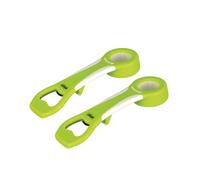 STARLEY-Abridor 4 Usos para botellas, tarros, latas, Pack de 2 Abridores multifuncional, Gran ayuda para la artritis para manos débiles