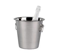 STARLEY-Cubitera champán con asas acero inoxidable 22CM , champanera, cubo metálico para hielo, mantener bebidas frías, acabado mate