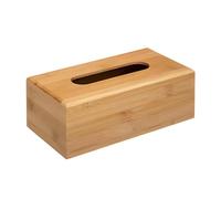 STARLEY - Dispensador de Pañuelos de Bambú Natural - Caja Decorativa y Minimalista para Baño, Salón u Oficina, Organizador Elegante y Práctico, 25×13×8,7 cm