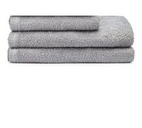STARLEY-Juego De Toallas Económico de 3 Piezas Set De Toallas 450gr/m2,Algodón 100% ,1 Toallas De Ducha 70X140cm,2 Toallas De Mano 50X100cm GREY