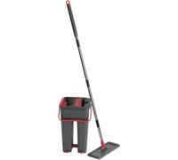 STARLEY-Kit de Limpieza con Balde Escurridor 4L y Mopa - Doble Compartimento