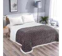 STARLEY-Mantas Polar Invierno de Sherpa Multiuso con Microfibra Extra Suave y Borreguitos,Manta de Franela Reversible,Manta de Borreguito Sherpa,Cálida, Extra Suave,para Sofá, Dormitorio,3 medidas,130