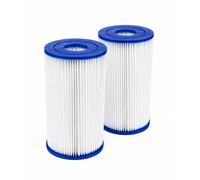 STARLEY-Pack de 2 y 4 Cartuchos de Filtro para Depuradora 20 x 10.5 cm