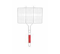 STARLEY-Parrilla BBQ Doble con Cierre - Disponible en 2 Tamaños 35 x 23 cm