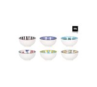 STARLEY-SET 6 BOL JAPONÉS 15,5X7,7 MIDORI SURTIDO 6 COLORES KYOMI