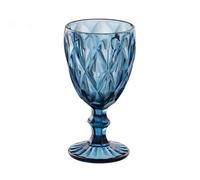 STARLEY-Set 6 Copa de vino Escoria azul ,esta copa es perfecta para cualquier ocasión especial. Disfruta de tus bebidas favoritas con estilo y sofisticación