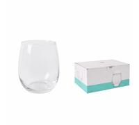 STARLEY-Set de 6 Vasos NALÓN de Cristal - Disponible en 400cc y 610cc | Diseño Moderno y Alta Resistencia