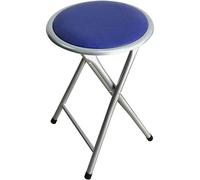 STARLEY-Taburete Plegable Acolchado Medidas 30x30x45cm,ideal para cocina,comedor,salon,dormitorio Blue 1PCS