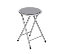 STARLEY-Taburete Plegable Acolchado Medidas 30x30x45cm,ideal para cocina,comedor,salon,dormitorio Gray 1PCS