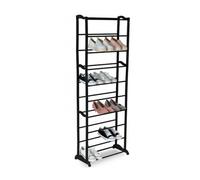 STARLEY-ZAPATERO 10 LEJAS METAL-PP NEGRO 51,50 X 25 X 140 CM