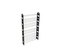 STARLEY-Zapatero 10 Niveles 91*18*154cm | Organizador de 50 Pares | Metal y Plástico | Ideal para Dormitorio, Entrada o Closet | Fácil de Limpiar