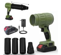 STARLYF Soplador de Aire Power Blower, Hasta120 km/h, Soplador de Hojas, Sopladora de Jardín, Portátil Potente, Inalámbrico, Barre el Jardín, Quita Nieve, Seca Coches -Servicio postventa-