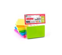 Starplast PACK 1200 NOTAS ADHESIVAS - 12 Tacos de Notas Adhesivas con 100 Hojas Cada una - 50x76mm - Uso Escolar o de Oficina - Vuelta Al Cole - Apuntes - Recordatorios - Instituto - Universidad -