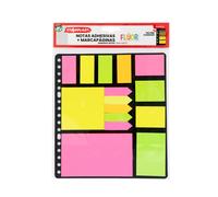 Starplast SET TACO POST IT SURTIDOS 25H - Pack Ahorro Notas Adhesivas Surtido Flúor