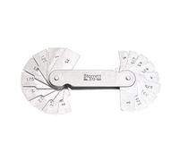 Starrett 272MA - Galga (18 hojas, margen de medidas de 0,75-5 mm, diferencia de 0,25 mm)
