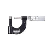 Starrett 569MBXP Tubo Micrometro, Dedal liso, Carburo caras, 0 - 25 mm rango, 0,01 mm graduación, 9,5 mm mínimo. Tamaño del agujero