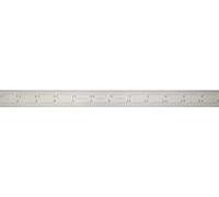 Starrett B18-4R - Hoja cuadrada combinada con graduaciones de pulgadas, juegos y protractor biselado, acabado normal, graduación 4R, ancho de 2,54 cm, grosor de 0,95 cm, tamaño de 45,7 cm