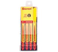 Starrett Hojas de sierra de calar Bimetal Unique BU224-5 50 mm 24D Blíster 5 unidades amarillo