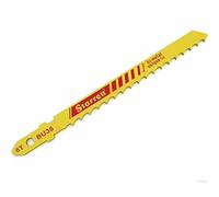 Starrett, Blíster de 5 Hojas de sierra de calar Bimetal Unique, Multimateriales, Color Amarillo, 50 mm - 2D - BU214-5