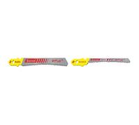 Starrett BU3DC-2 - Hoja de sierra para madera (acero rápido, bimetálica, corte dual, 2 unidades) + BU2DC-2 - Hoja de sierra para madera (acero rápido, bimetálica, corte dual, 2 unidades)