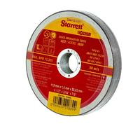 Starrett Discos de corte y corte de óxido de aluminio, 115 x 1 mm, orificio de 22 mm, paquete de 12 discos para metal y plástico