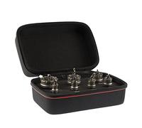 Starrett Kit de sierra perforadora con punta de carburo de tungsteno, KSM07001, cortador de chapa de metal con eje y broca piloto - para taladrar aleación de aluminio de acero inoxidable