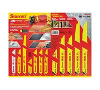 Starrett Paquete surtido de cuchillas de sierra de vaivén bimetal y carburo - KRB12-A - madera, metal, multiusos y corte pesado (12 hojas)