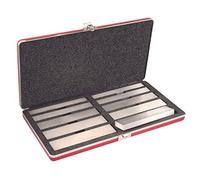 Starrett S384-3ZZ- Juego de paralelos de acero de 1,27 cm de grosor, longitud de 15,24 cm, 5 pares