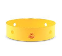 Starrett Sierra perforadora bimetálica HSS FCH177M de corte rápido extra cobalto - para chapa de acero inoxidable suave, madera, plástico, varios materiales, 177 mm