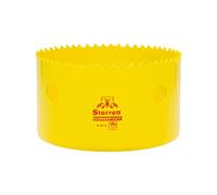 Starrett Sierra perforadora de corte profundo DCH0378 bimetálica resistente con dientes extra cobalto HSS - para metales, madera, hierro fundido, fibra de vidrio, materiales plásticos - 98 mm