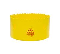 Starrett Sierra perforadora de corte profundo, DCH0414, bimetálica de alta resistencia con dientes HSS adicionales de cobalto, para metales, madera, hierro fundido, fibra de vidrio, materiales plásticos, 108 mm