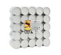 UD - Velas de Té Blancas - Pack 20/30/50/100/200/400/1000 Unidades | Precio Increíble y Larga Duración