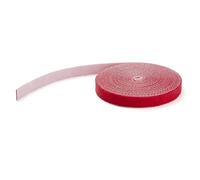 StarTech Cinta Sujetacables de Gancho y Bucle 15,2m - Rojo (HKLP50RD)