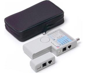 StarTech.com: Probador profesional de cables RJ45/RJ11/USB y BNC – Probador de redes