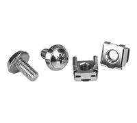 StarTech Kit de 20 Tornillos M6 12mm, Tuercas Jaula y Herramienta, Plata